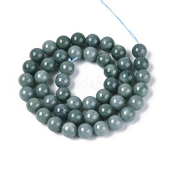 Natürliche jadeite Perlen Stränge&nbsp;G-N353-07C-01