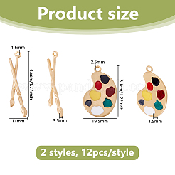 Ciondoli in lega 24 pz 2 stili styles&nbsp;FIND-DC0008-11