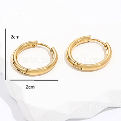 201 orecchini a cerchio in acciaio inossidabile per donna&nbsp;DR6966