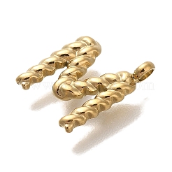 Colgantes de acero inoxidable 304 con recubrimiento al vacío de PVD&nbsp;STAS-S148-28G-M