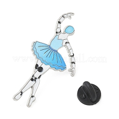 Épingles en émail de robot ballerine&nbsp;JEWB-F047-01B-P