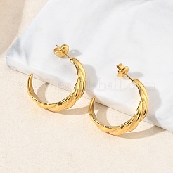 Pendientes de acero inoxidable 304 para mujer&nbsp;EJEW-K333-30G