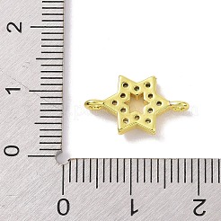 Echtes 18 Karat vergoldetes Messing mit Mikropavé-Zirkonia-Anhängern&nbsp;KK-L209-047G-02