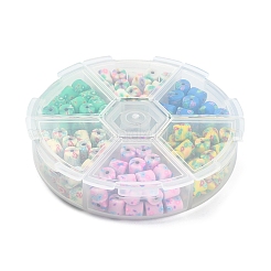 150 Stück 6 Farben handgefertigte Polymer Clay Perlen&nbsp;CLAY-FS0001-21