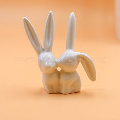 Porzellan-Kaninchen-Skulptur&nbsp;PW-WG617B0-01