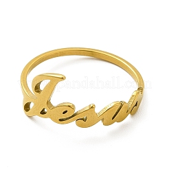 Anelli in acciaio inossidabile placcati ioni (ip) 201&nbsp;RJEW-G278-35G