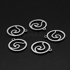 Anlaufgeschützte Charms aus Edelstahl 201&nbsp;STAS-N090-LA002