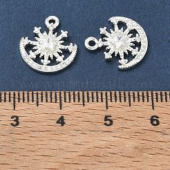 Messing micro pave klar zirkonia charme&nbsp;CU-CBAB0CF-15S