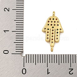 Gestell aus Messing mit Mikropflaster und Zirkonia&nbsp;KK-C074-41G