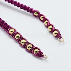 Création de bracelets de corde en nylon tressée&nbsp;MAK-K013-L02