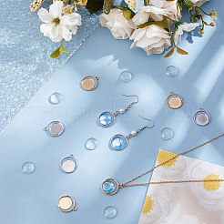 Kits de fabrication de boucles d'oreilles et de colliers en laiton et en fer&nbsp;DIY-HS0001-05B