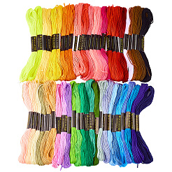 50 Strang 50 Farben 6-fädiges Polycotton-Stickgarn&nbsp;EMBR-CY0001-02