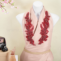 Applicazioni di fiori di strass di vetro&nbsp;DIY-WH0579-67A
