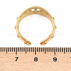Offene Manschettenringe aus Edelstahl 304 für Damen&nbsp;RJEW-G369-01G