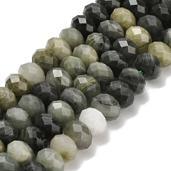 Natürliche grüne Rutilquarzperlen&nbsp;G-C259-A08-5x8mm