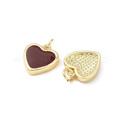 Messing Emaille Anhänger / charms&nbsp;KK-B141-12G