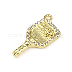 Pendentifs avec zircon cubiques à micro-pavés en laiton&nbsp;KK-M322-31G