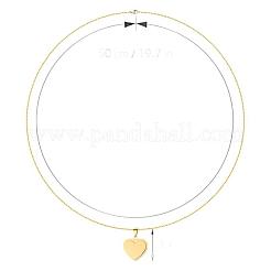 201 collane con ciondolo geometrico in acciaio inossidabile&nbsp;WGD60F5-04