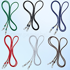 6 chaîne de lunettes en cordon ciré 6 couleurs&nbsp;AJEW-CN0004-79B