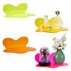 Transparentes wandmontiertes Lagerregal aus Acryl&nbsp;HJEW-WH0036-161