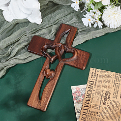 Holz große Anhänger&nbsp;WOOD-WH0063-09B