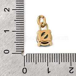 Geburtstagsmotiv März Anhänger aus Edelstahl 304&nbsp;STAS-B128-60G-03