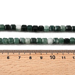 Hilos de abalorios de jade blanco natural&nbsp;G-F797-A17-01B