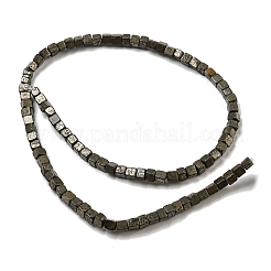 Natürliche Pyrit Perlen Stränge&nbsp;G-F631-K29