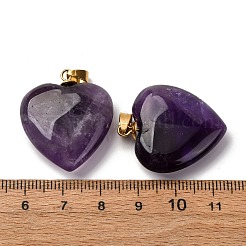 Natürlichen Amethyst Edelsteinanhänger&nbsp;G-G287-01G-10