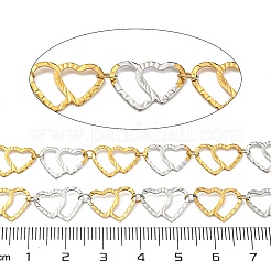 Catene a maglie a cuore in acciaio inossidabile 304 placcate ioni (ip)&nbsp;CHS-E031-04GP
