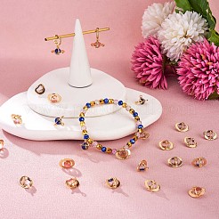 20pcs Legierungs-Planeten-Charme-Anhänger 3D-Planeten-Charme mit Mond-Universum-Anhänger für Schmuck-Halskette-Ohrring-Bastelarbeiten&nbsp;JX270A