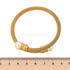 Verstellbare Armreifen aus 304 Edelstahl&nbsp;BJEW-Z087-13G