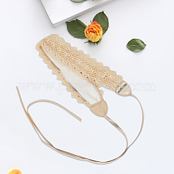 1 Stück Kunstleder-Spitzen-Blumen-Wickelgürtel für Damen&nbsp;AJEW-CL0002-88A