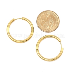Orecchini a cerchio huggie in acciaio inossidabile 304 con placcatura sotto vuoto in PVD per donna&nbsp;EJEW-F280-07H-G