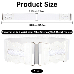 Ceintures de chaîne en simili cuir&nbsp;AJEW-WH20018-20C