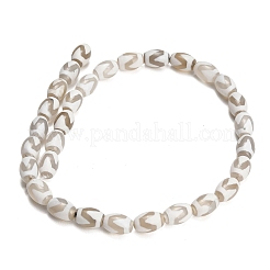 Chapelets de perles de style tibétain&nbsp;GG-CBA4812-C06-8X12MM