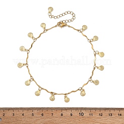 Fußkettchen mit muschelförmigem Anhänger aus Edelstahl 304 für Damen&nbsp;AJEW-AN00809