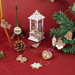 Weihnachtsmotiv-Anhängeranhängungen des Weihnachtsthemas&nbsp;HJEW-SZ0001-05