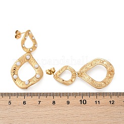 Ohrstecker aus 304 Edelstahlnuggets&nbsp;EJEW-S265-02G