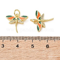 Pendentifs en laiton zircon cubique transparent&nbsp;CU-CBA2554-02G-01