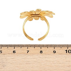 Anelli polsini regolabili in acciaio inossidabile 304 per donna&nbsp;RJEW-B133-03G