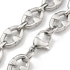 Gliederkettenarmbänder aus 304 Edelstahl&nbsp;LS-BJEW-H618-02P