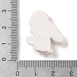 Weihnachtshasen Motiv opake Decoden Cabochons aus Kunstharz&nbsp;RESI-S397-01A