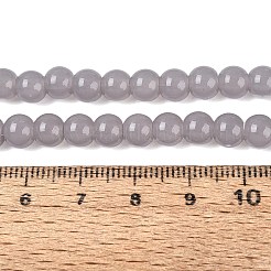 Fili di perline giada di vetro imitato&nbsp;GLAA-T032-J6mm-10