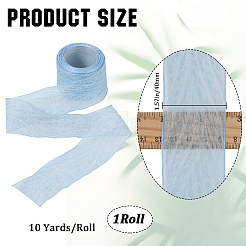 Rubans plissés en polyester&nbsp;SRIB-WH20020-005C