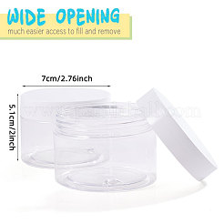 Contenitori di perline di plastica per animali domestici&nbsp;CON-WH0063-01B-120ml