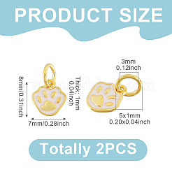 2 pz 925 pendenti in argento sterling smaltati&nbsp;STER-TA0001-60G