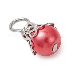 9 pendentif en perle de verre nacré&nbsp;PALLOY-JF04231-02