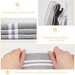 Elastischer Polyester-Rippstoff für Manschetten&nbsp;DIY-WH0028-96C
