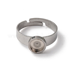 Verstellbare Fingerringkomponenten aus Edelstahl 304&nbsp;STAS-F149-21P-H01